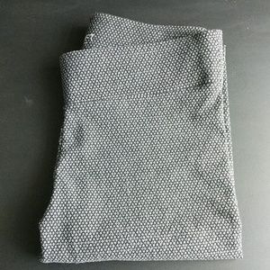 Loft Black and Grey Check Leggings